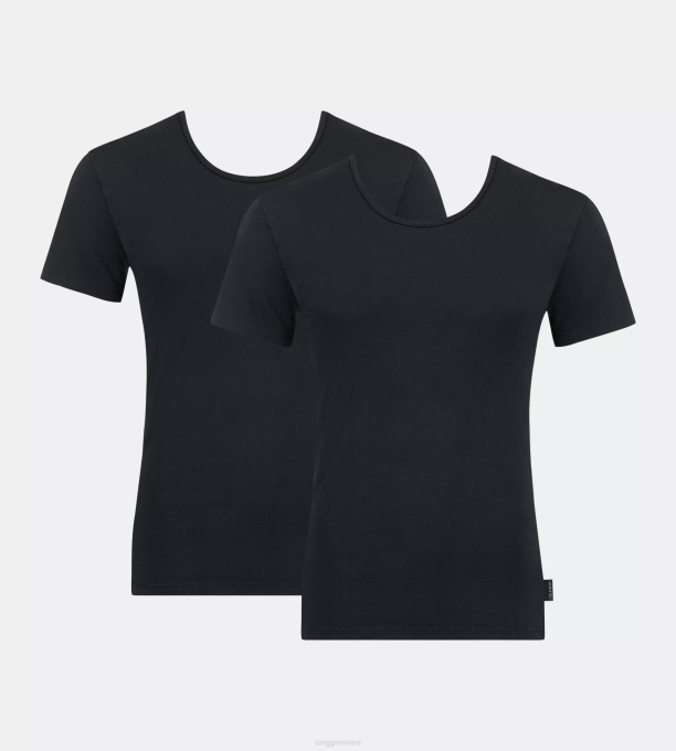 sloggi Loungewear | 22NZ808 Men 24/7 t-shirt Black