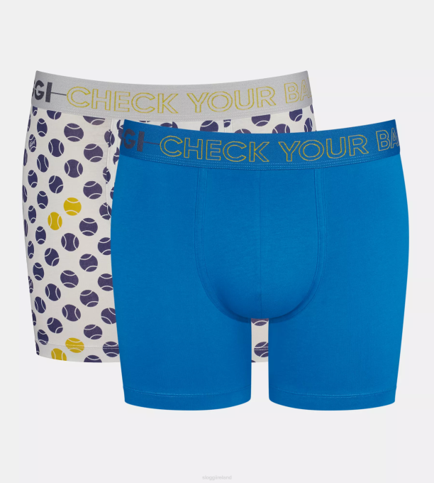 sloggi Underwear 22NZ882 Men GO shorts White - Dark Combination