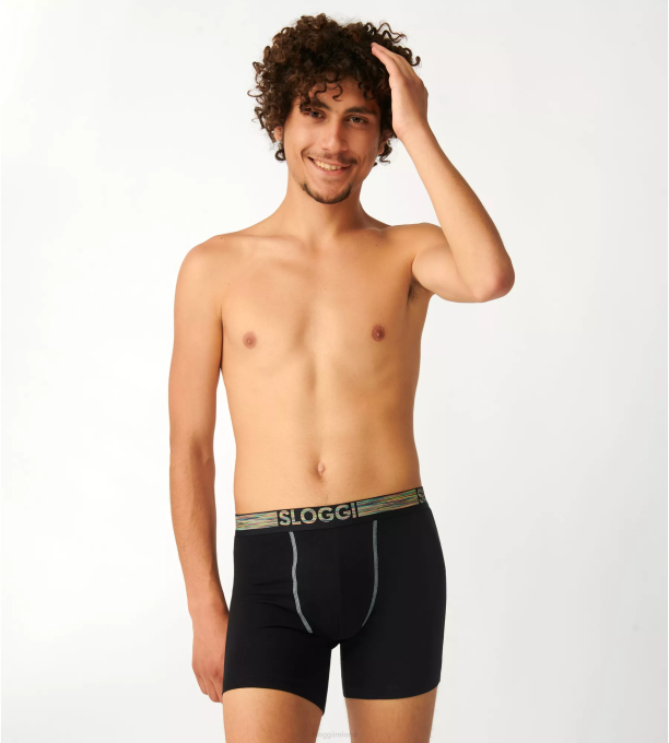 sloggi Underwear 22NZ908 Men GO ABC NATURAL shorts Black