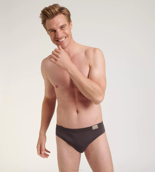 sloggi Underwear 22NZ875 Men GO NATURAL midi briefs Brown - Dark Combination