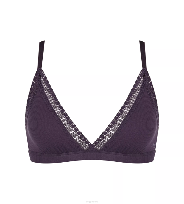 sloggi Bras | 22NZ266 Women GO RIBBED Bralette Blueberry