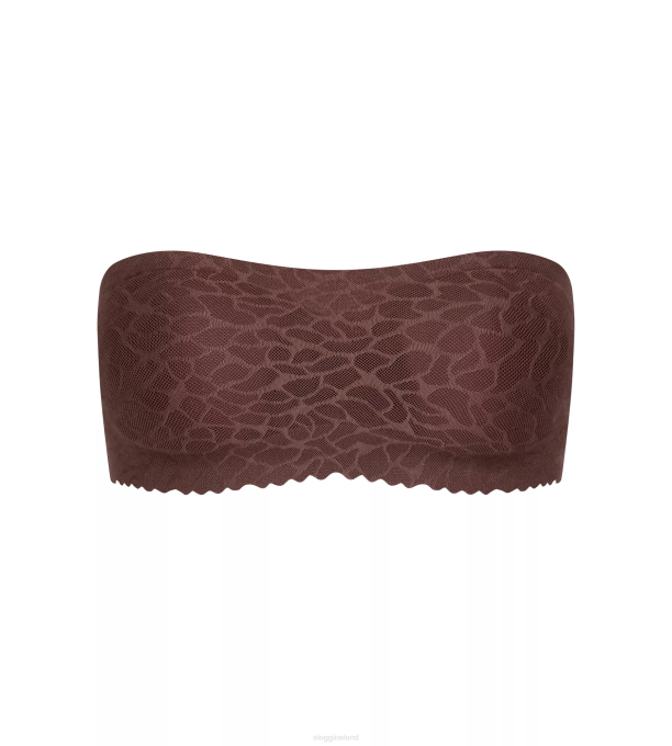 sloggi Bras | 22NZ676 Women ZERO FEEL LACE Bandeau bra Ebony brown