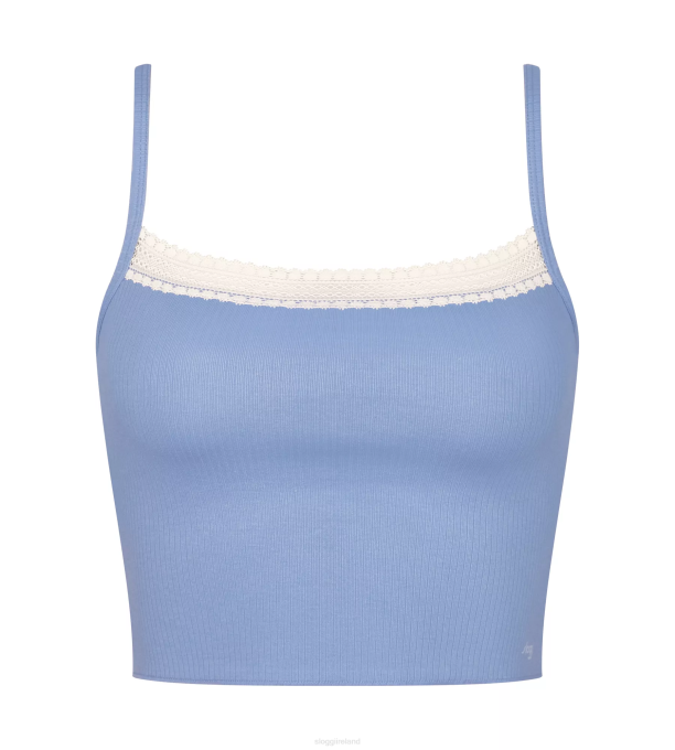 sloggi Loungewear | 22NZ110 Women GO RIBBED Top with spaghetti straps Fabulous