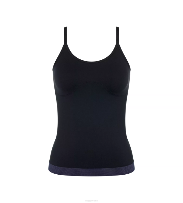 sloggi Loungewear | 22NZ193 Women EVER INFUSED ALOE Top with spaghetti straps Black