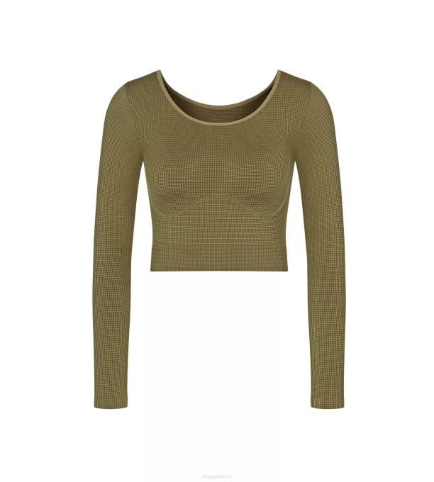 sloggi Loungewear | 22NZ461 Women EVER INFUSED CBD Long-sleeve top Martini Olive