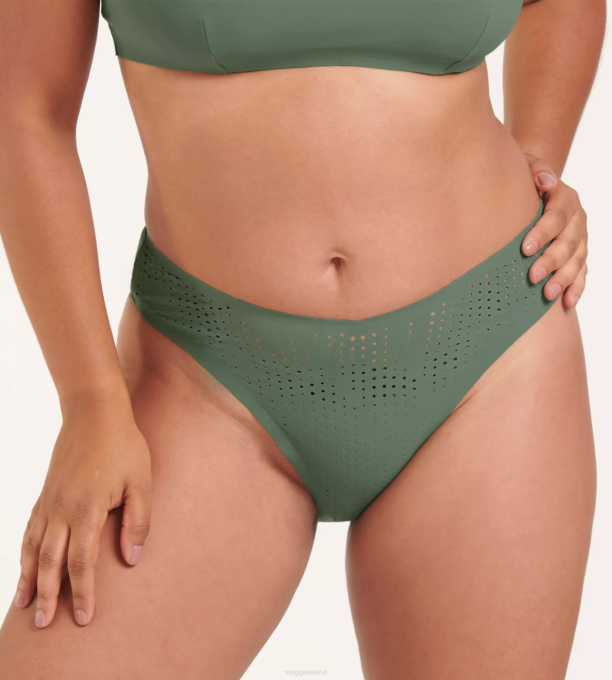 sloggi Swimwear 22NZ232 Women SHORE ARIENZO Highleg bikini bottoms Urban green