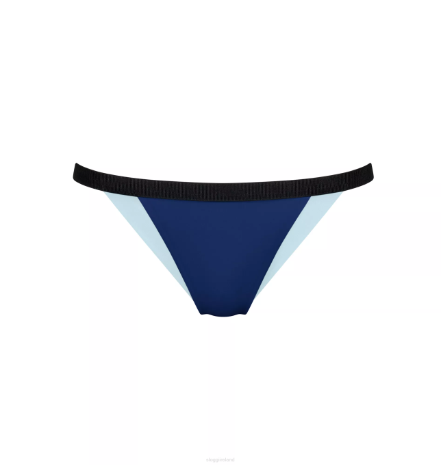 sloggi Swimwear 22NZ531 Women SHORE BLUE ACARA Brazilian bikini bottoms Twilight Blue