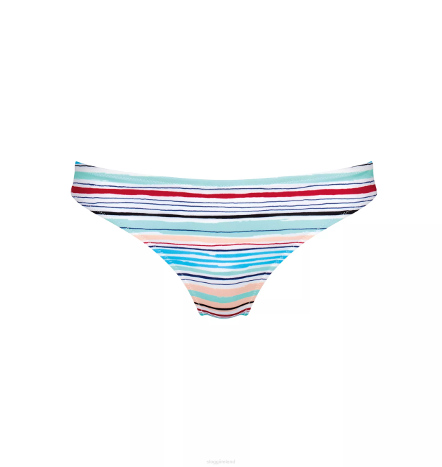 sloggi Swimwear 22NZ547 Women SHORE CANDY BASSLET Mini bikini bottoms Blue - Light Combination